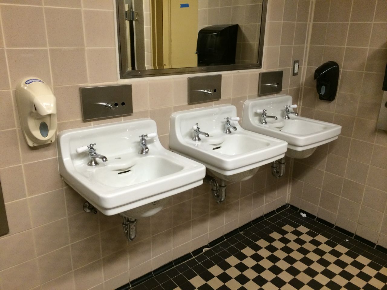 soap dispenser public restroom